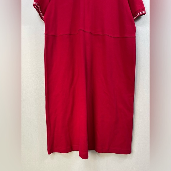 Red Polo Dress by Talbots Cotton Work Summer Size XL - Picture 6 of 14